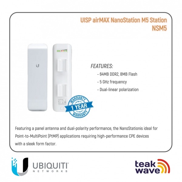 Jual Ubiquiti Nanostation 5ghz Nsm5 Teakwave